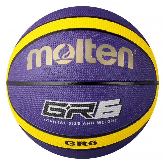 Molten BGR-VY Purple Yellow Basketball BGR6-VY Main Front Image